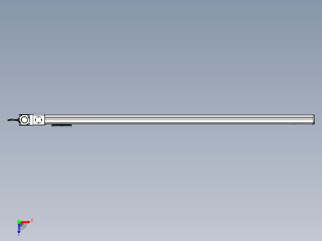威洛博VBC同步带传动一无尘环境VBC14-L45-S1850-BL-ZP75-C3俯视图