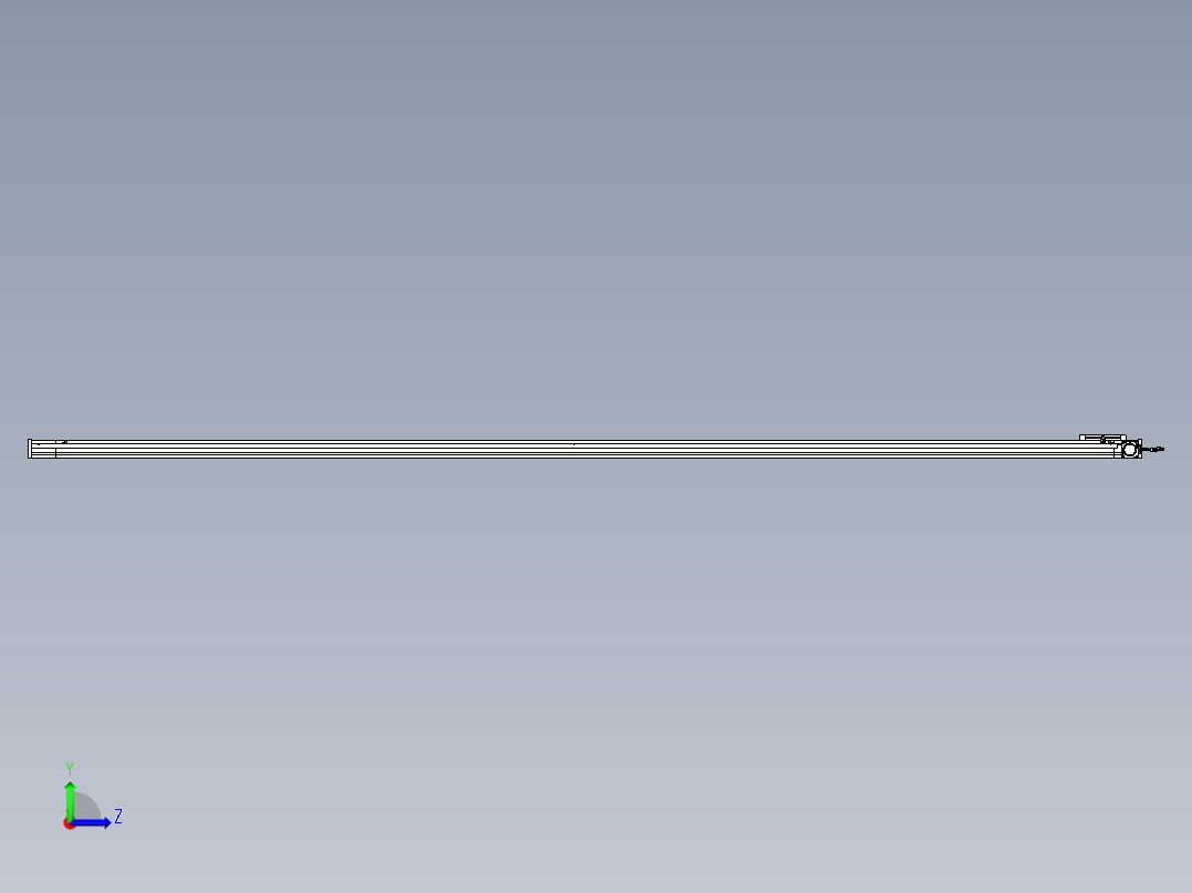 威洛博LB.GB同步带传动--欧规系列LB6A-L130-S3650-BR左视图