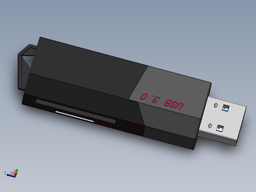 <span style='color: red'>USB</span>3.0读卡器<span style='color: red'>模型</span>