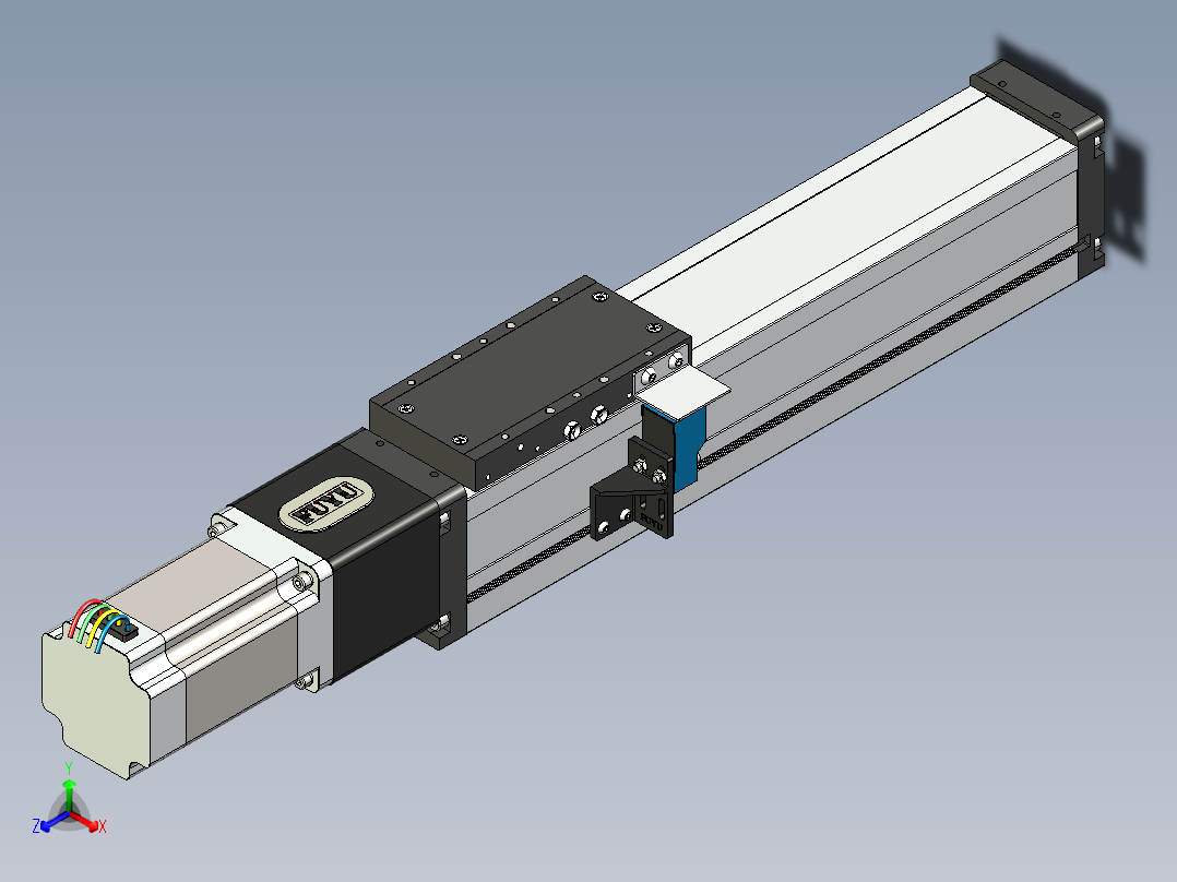 模组FSL60 E200 10C7-BC-B60正等轴测图