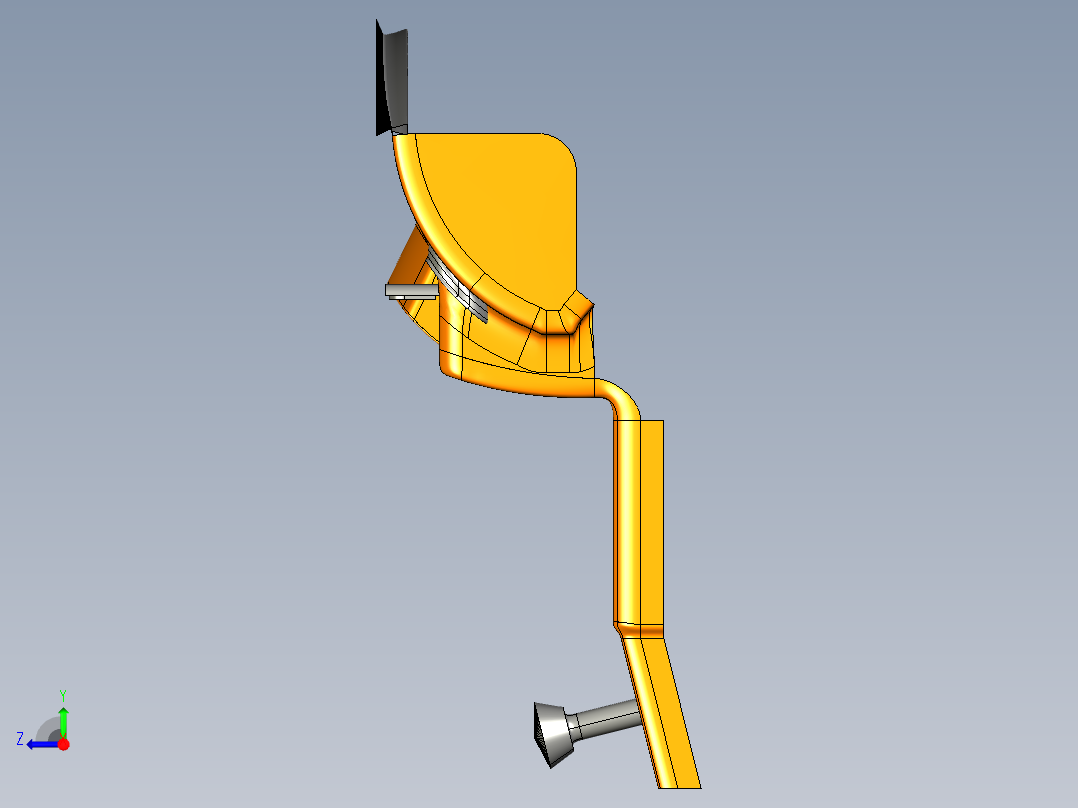 概念仪表盘右视图