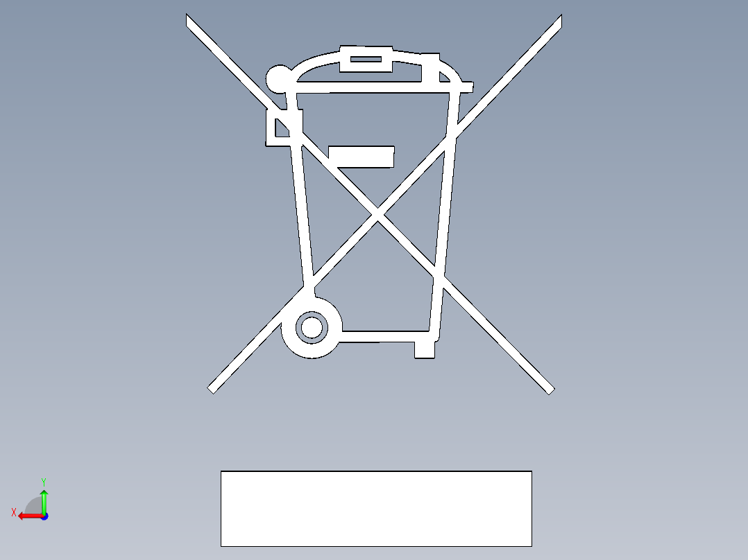 deee-dechets-des-equipements-electriques-et-不可回收符号后视图