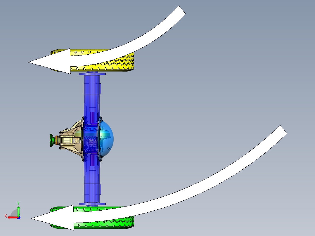 汽车驱动桥设计及运动仿真和有限元分析含三维CATIA==320052==700dw后视图