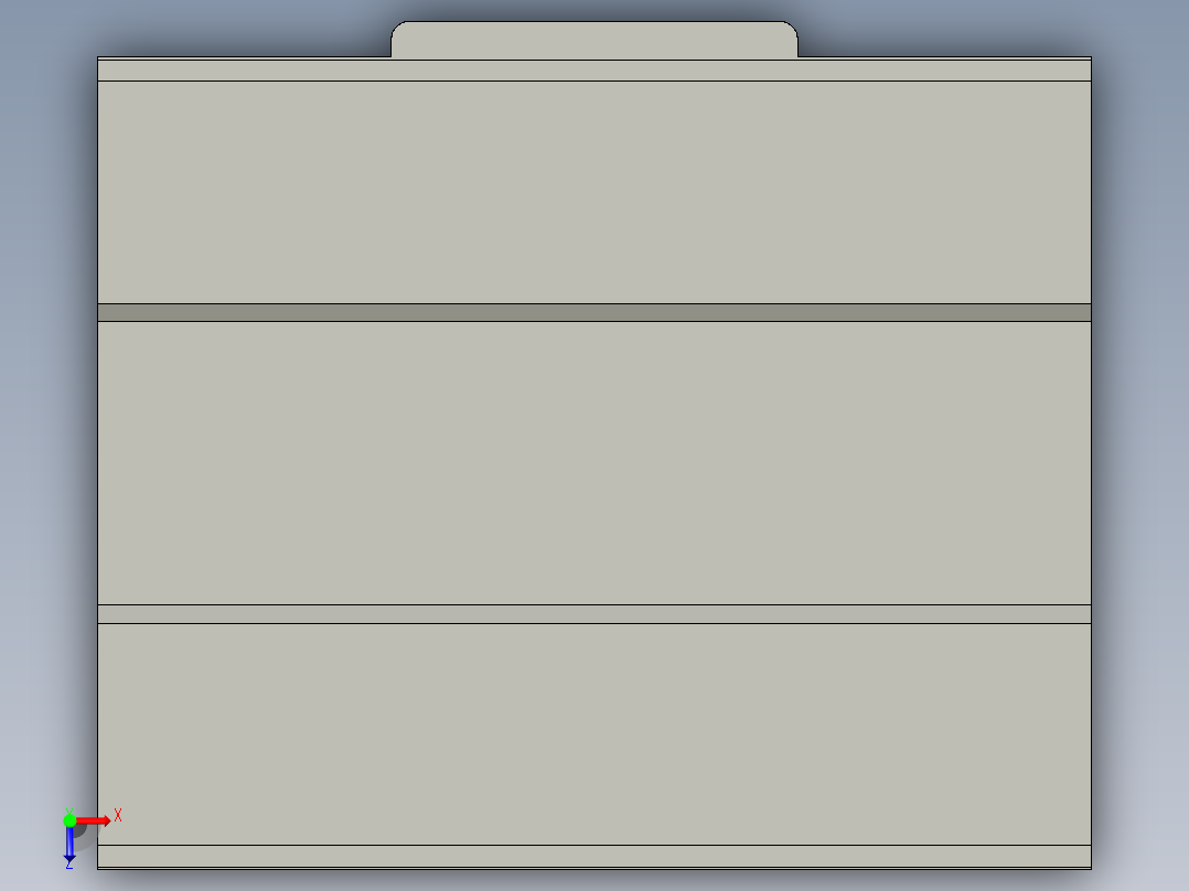 基恩士KV-HTE1_kc图纸模型俯视图