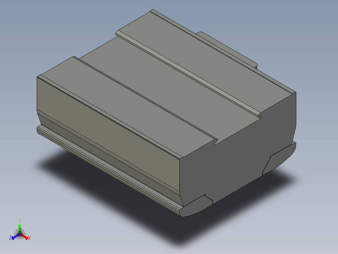 基恩士KV-HTE1_kc图纸模型正等轴测图