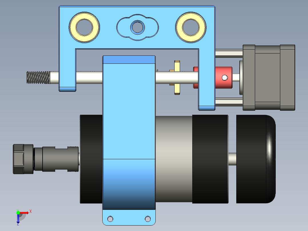 Z这拧紧机俯视图