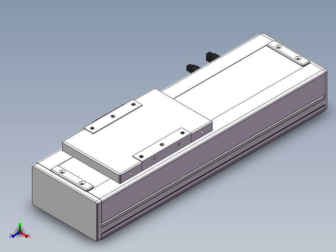 精密模组MC140-L05-150-M-M200-C4正等轴测图