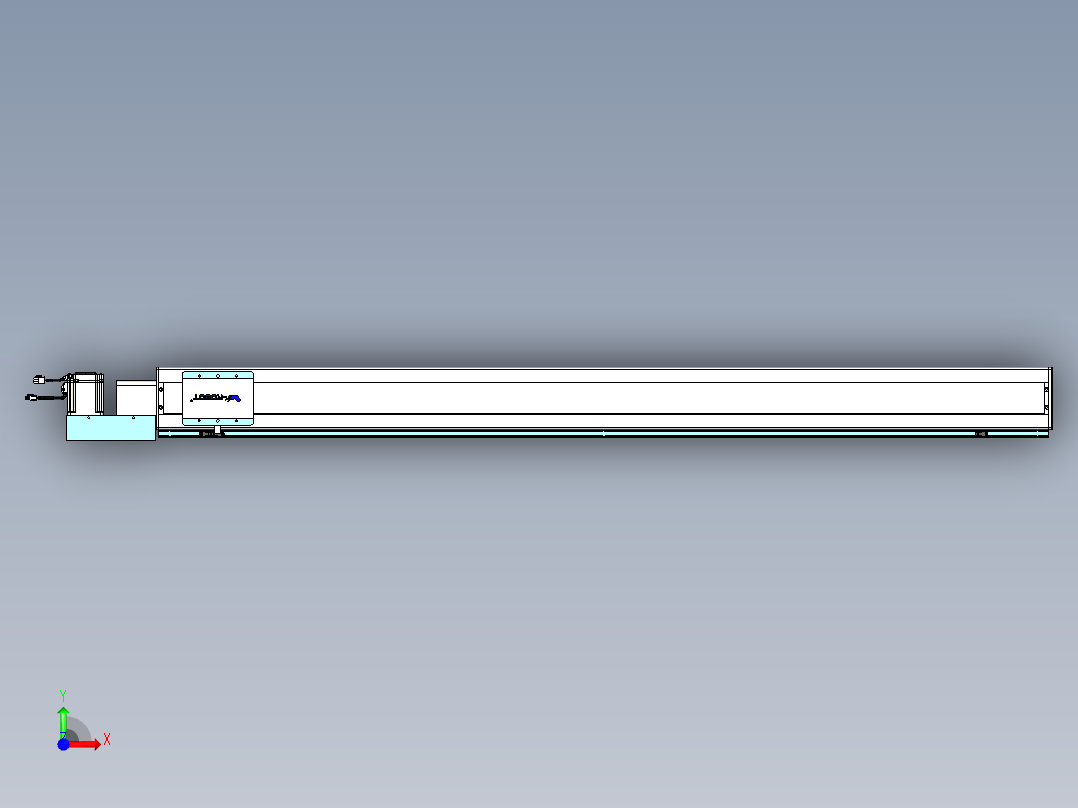 威洛博VBC同步带传动一无尘环境VBC14-L45-S1700-BL-ZP75-C3前视图
