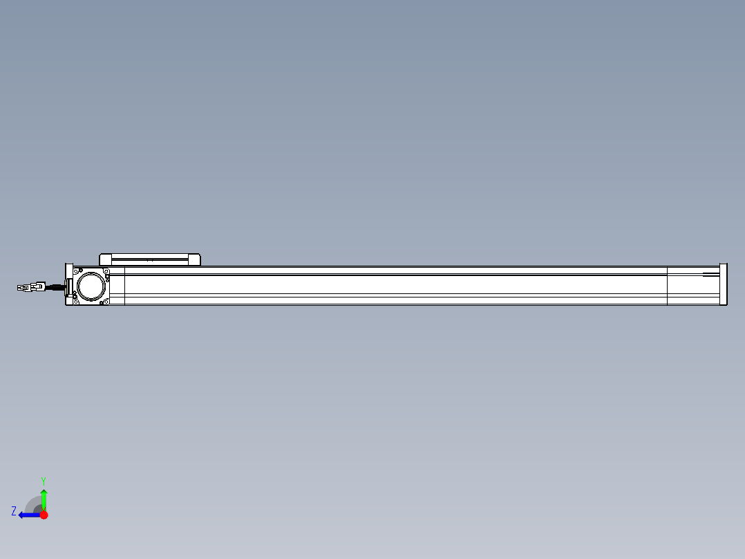 威洛博LB.GB同步带传动--欧规系列LB6A-L130-S800-BL右视图