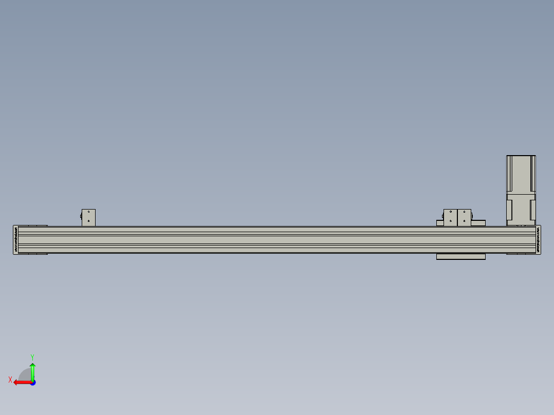 威洛博LB.GB同步带传动--欧规系列EBF5-L11-S750-BR-P20-C4后视图