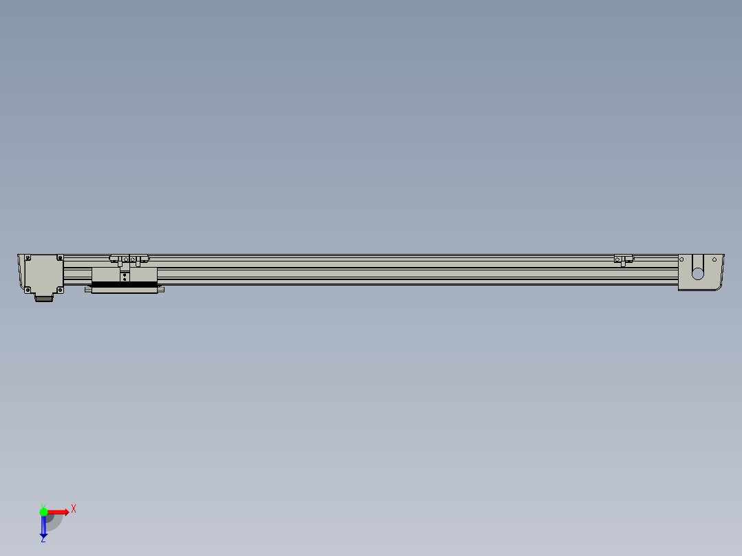 威洛博LB.GB同步带传动--欧规系列EBF5-L11-S750-BR-P20-C4俯视图
