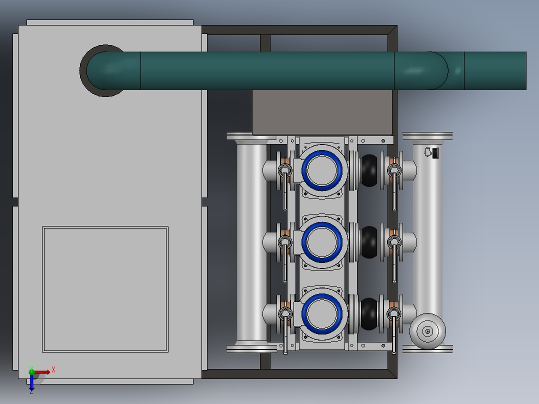 2023.02月-城市小型无负压二次供水设备sw17俯视图