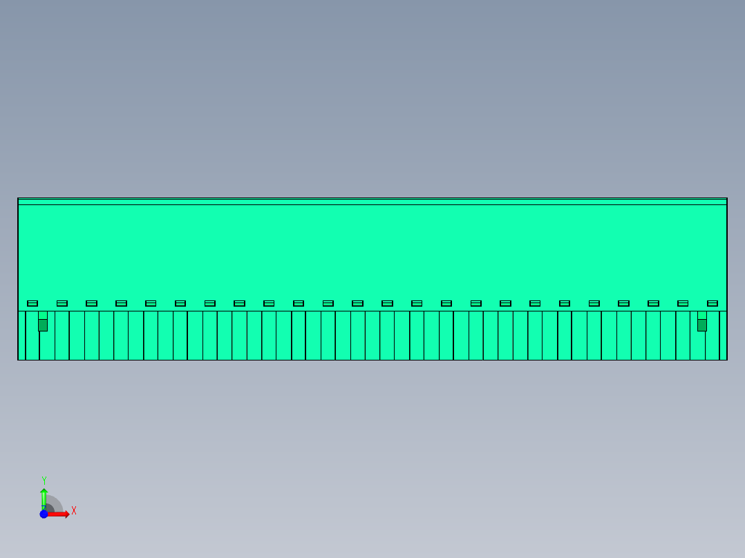 DEGSON 2EDG 系列 5.0mm 可插拔接线端子组-2EDGKC-5.0-24P-14-00AH前视图