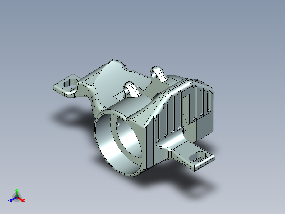 制动器 (39)正等轴测图