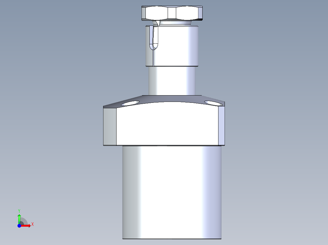 KOSMEKLHA0750-SR-Y45多系列多零件图纸模型前视图