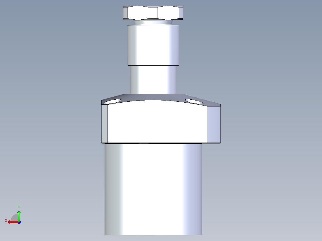 KOSMEKLHA0750-SR-Y45多系列多零件图纸模型后视图