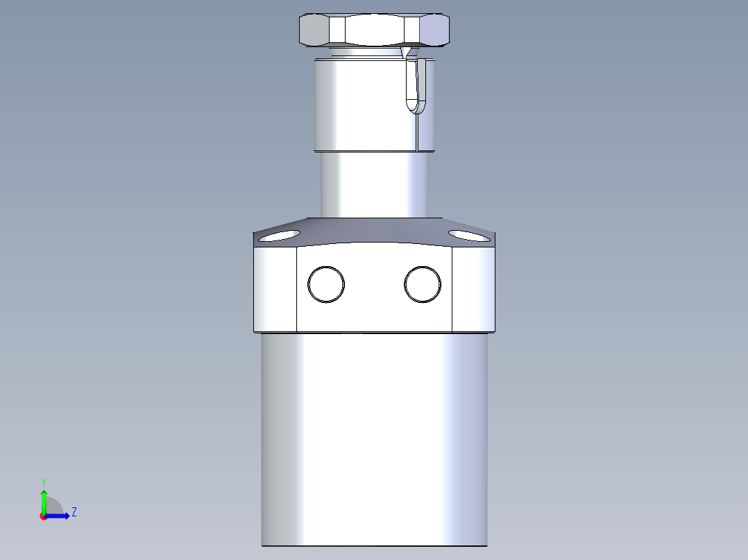 KOSMEKLHA0750-SR-Y45多系列多零件图纸模型左视图