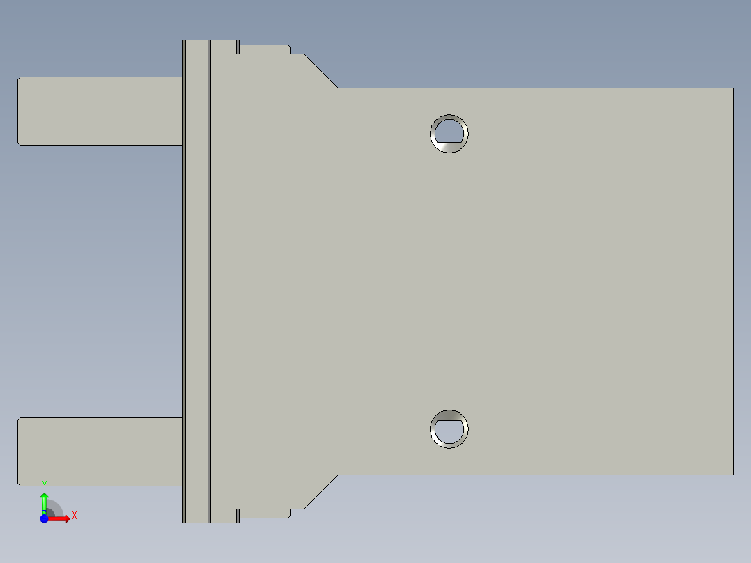普通气爪PH01-30A前视图