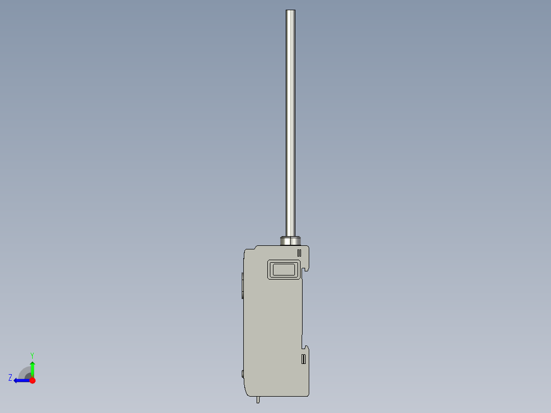 基恩士FS-V12_kc图纸模型右视图