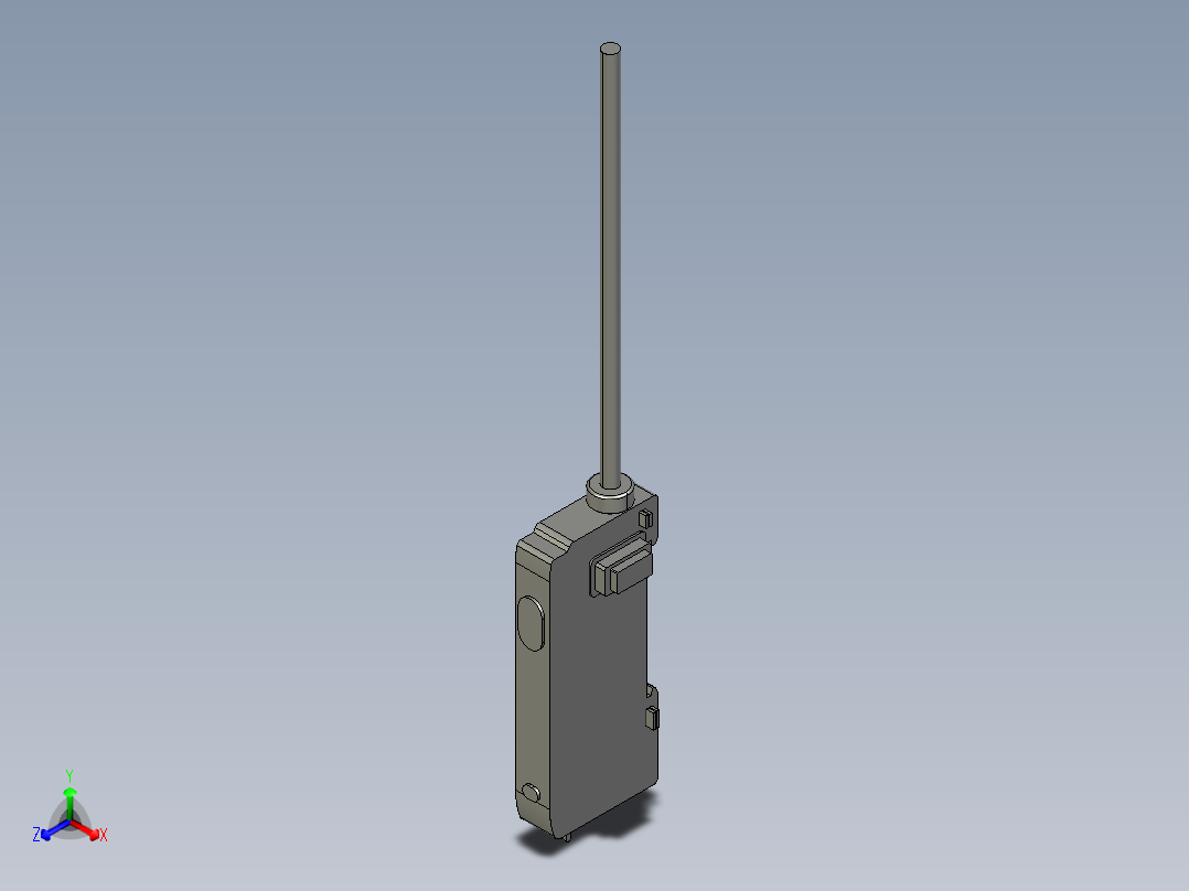 基恩士FS-V12_kc图纸模型正等轴测图