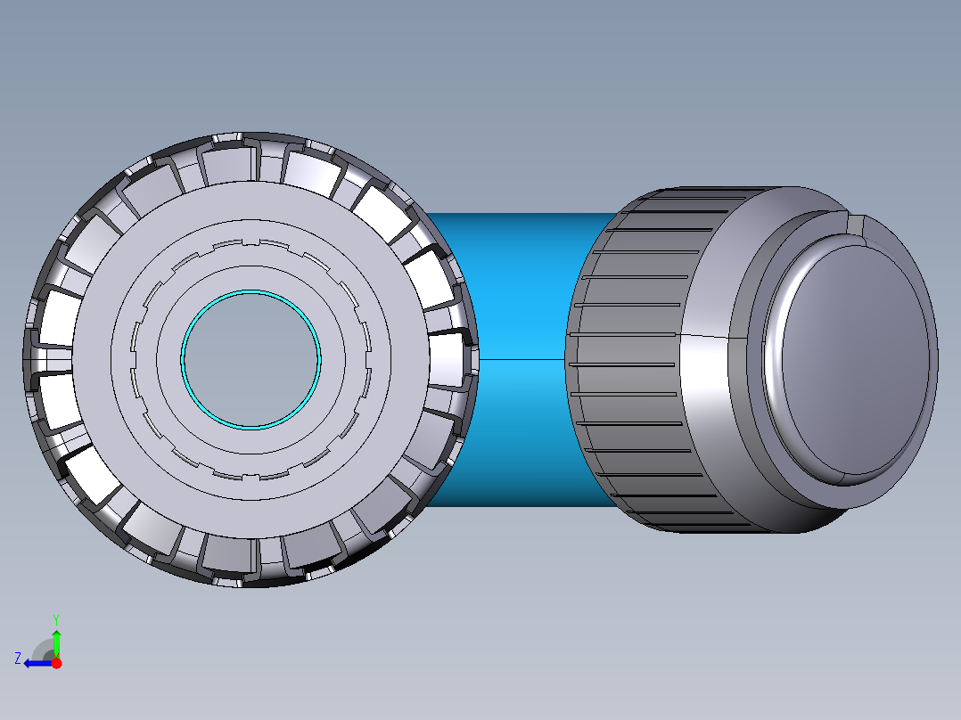 11RVUNT PVC-U透明。沙滤器与NPT螺纹女性联盟结束右视图