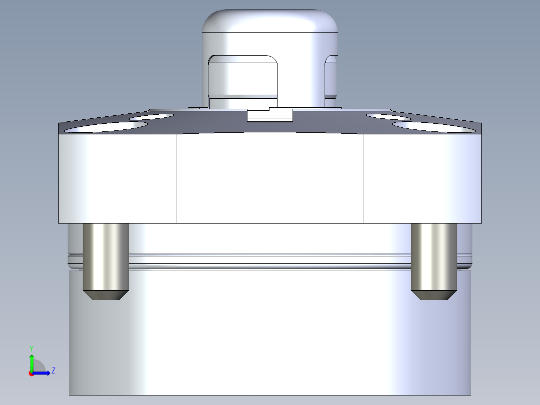 KOSMEKSFK3180-G多系列多零件图纸模型左视图