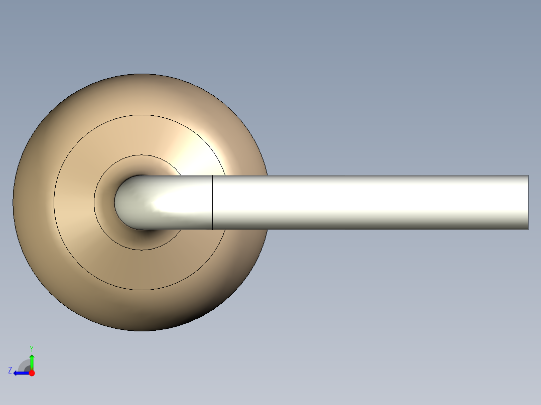 无源元件封装-RES-0.25W-H-CF右视图