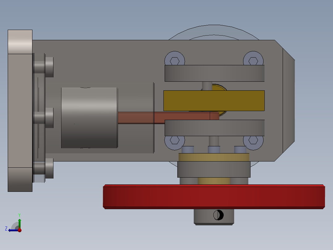 发动机 (16)右视图