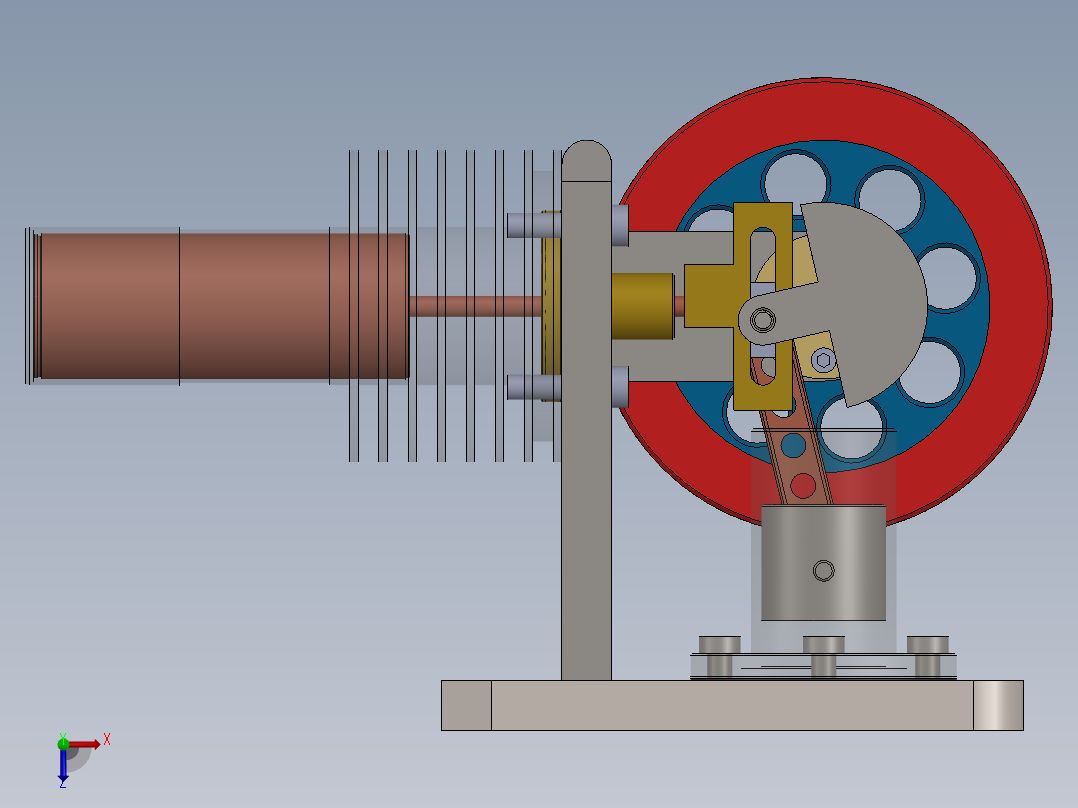 发动机 (16)俯视图
