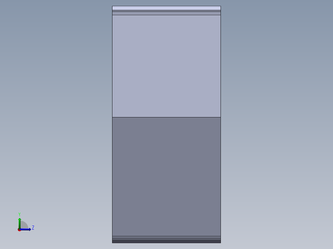 3m four-wall header左视图