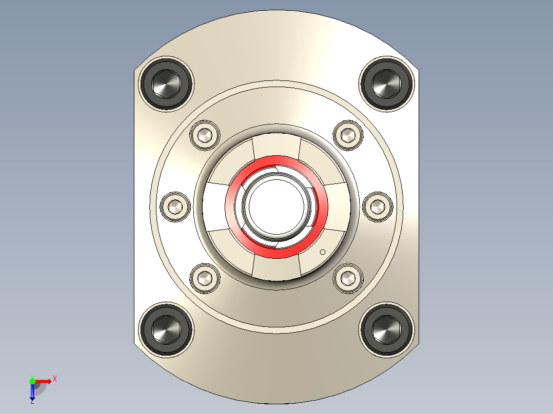 KOSMEKSFA3000-M2A-140-H55多系列多零件图纸模型多系列多零件图纸模型俯视图