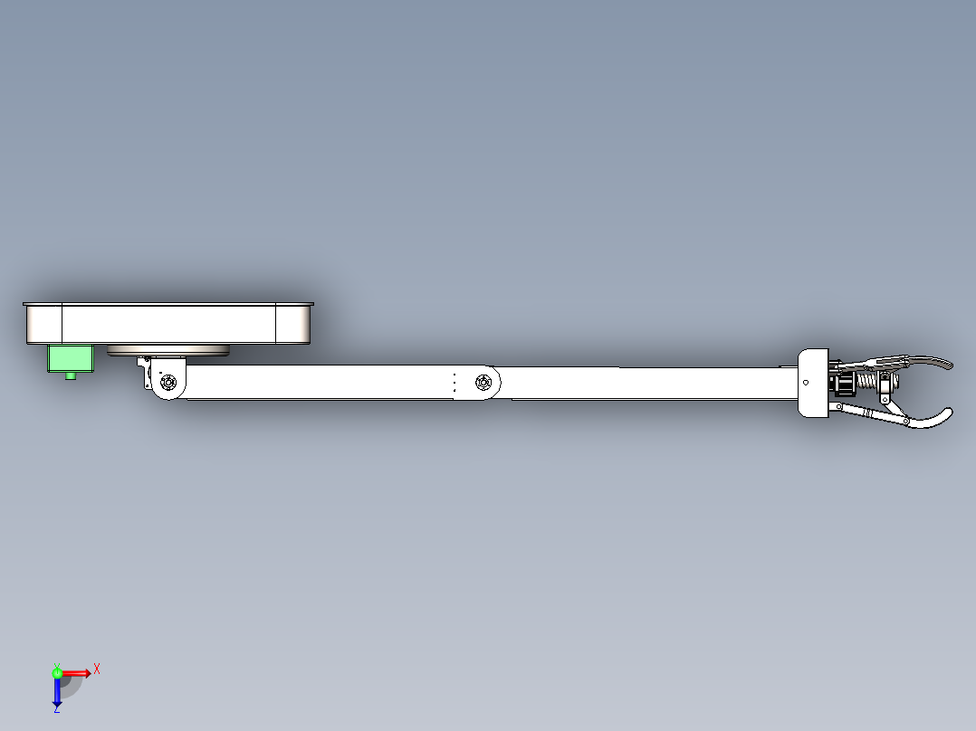 码垛机器人俯视图