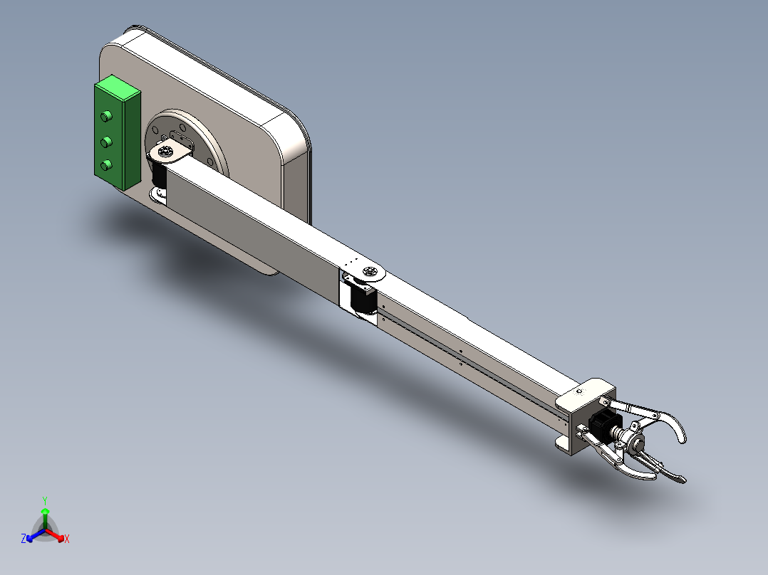 码垛机器人正等轴测图