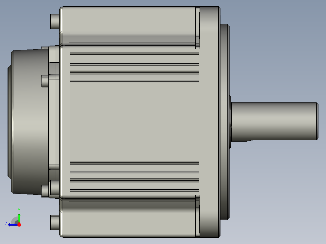 电机MS6G-130CN25B2-21P0右视图