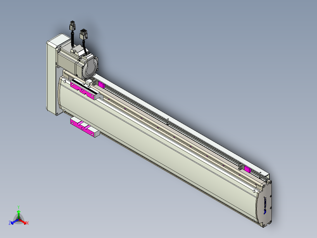 威洛博QF13-Lxx-C-S540-BR-ZP40-C3正等轴测图