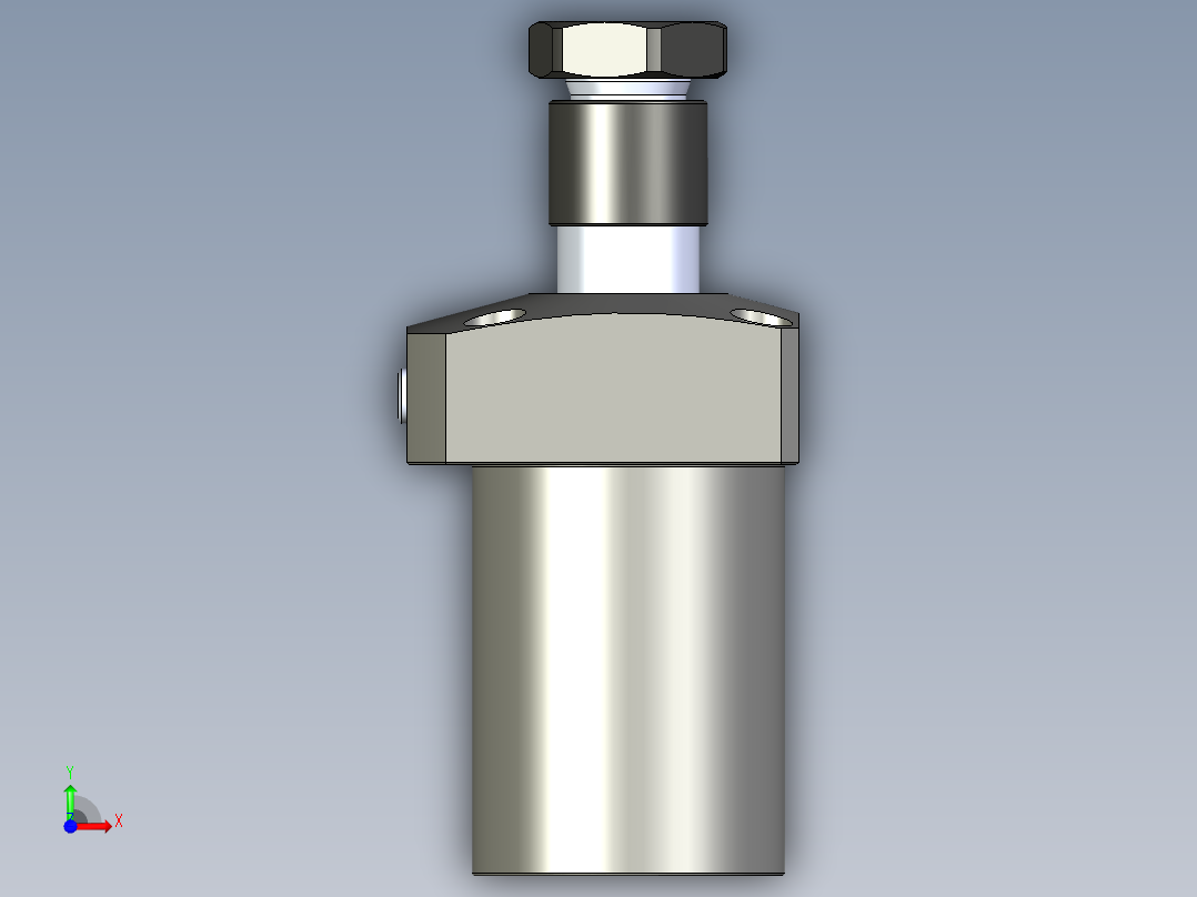KOSMEKLHS0550-GL-Y45多系列多零件图纸模型前视图