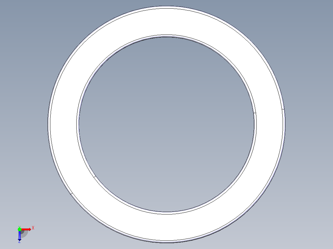 平面推力球轴承51114俯视图