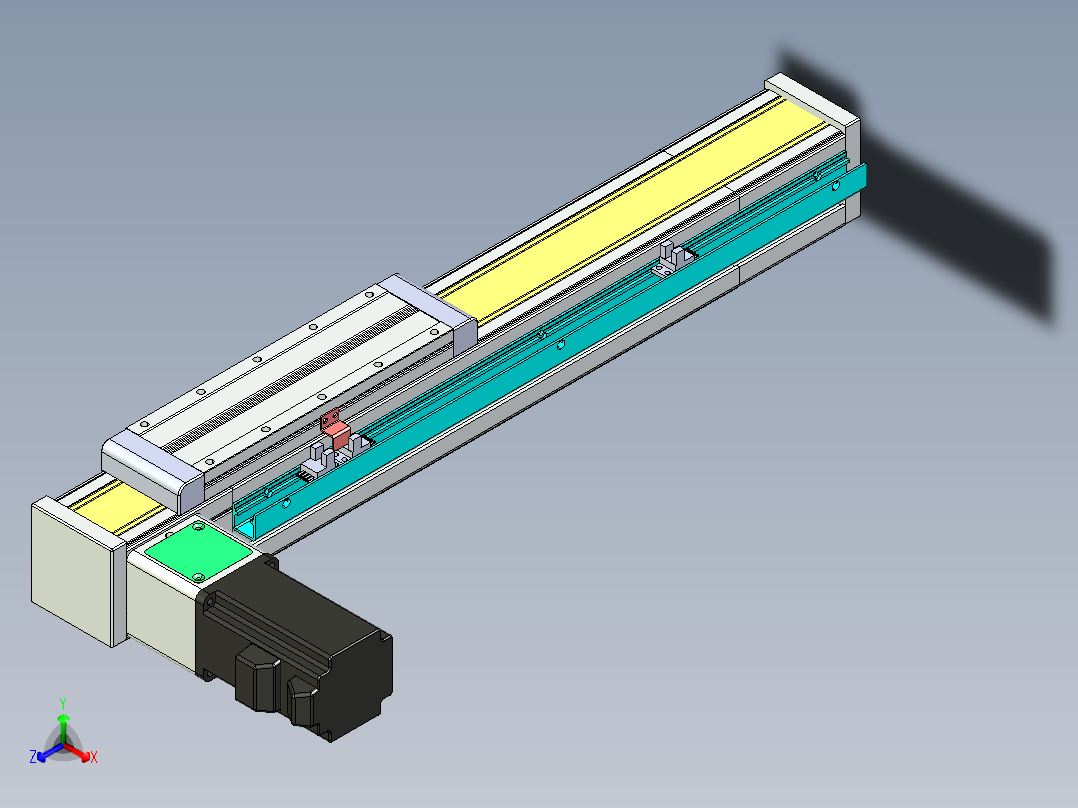 欧规系列-LB6-L130-C-S250-BL-P40-D3正等轴测图