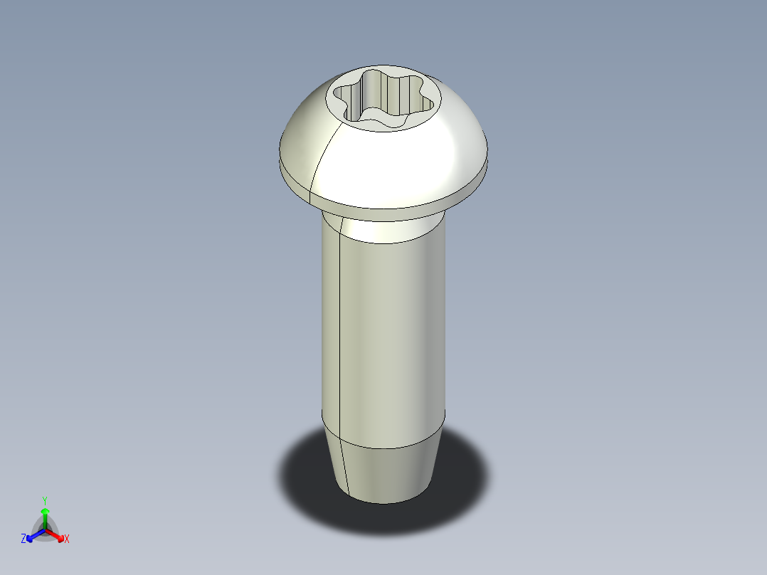 型材-BR S8 CORE SCREW KJN527174正等轴测图