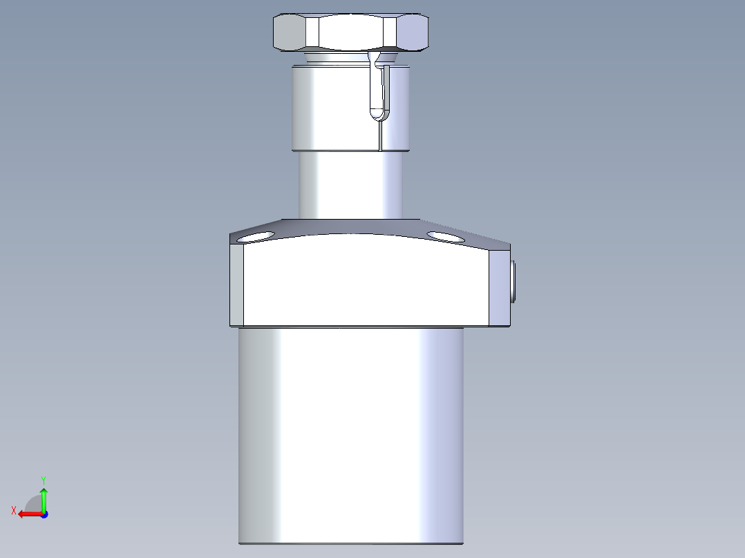 KOSMEKLHA0650-GL-Y60多系列多零件图纸模型后视图