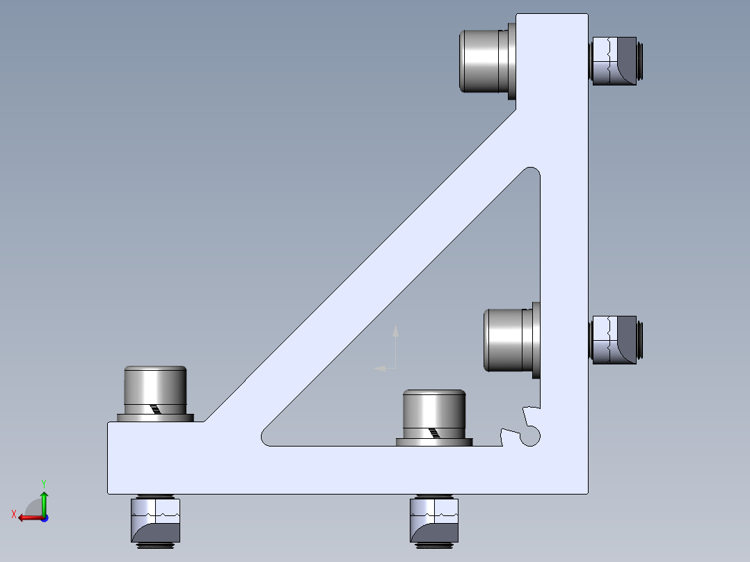 铝型材及其附件3.31.100.40.120.ST右视图