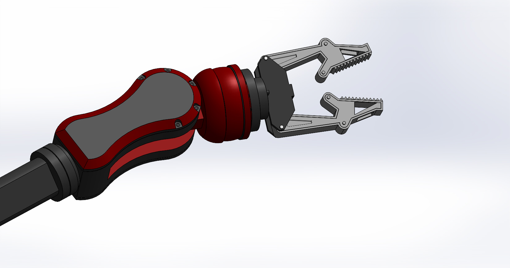 简易机械臂3D数模图纸 Solidworks设计