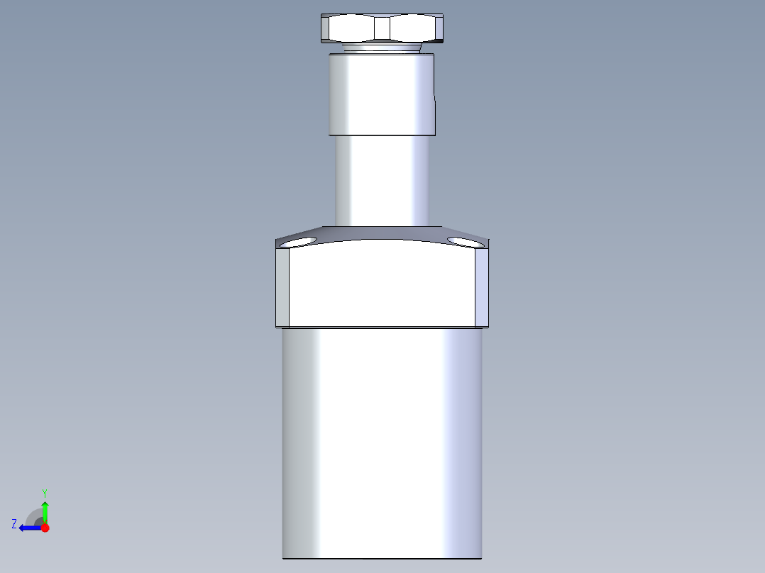 KOSMEKLHA0750-CL-Q20多系列多零件图纸模型右视图