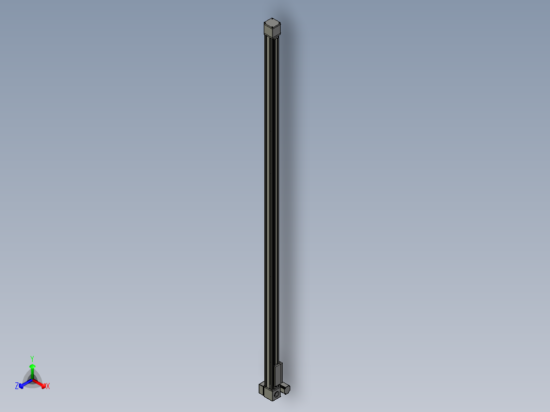 欧规系列-GB8-L96-S3000-BLU-P40-MS3正等轴测图