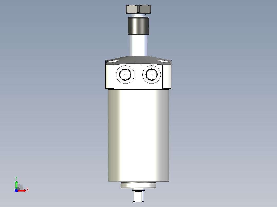 KOSMEKWHE1000-2SRD多系列多零件图纸模型前视图