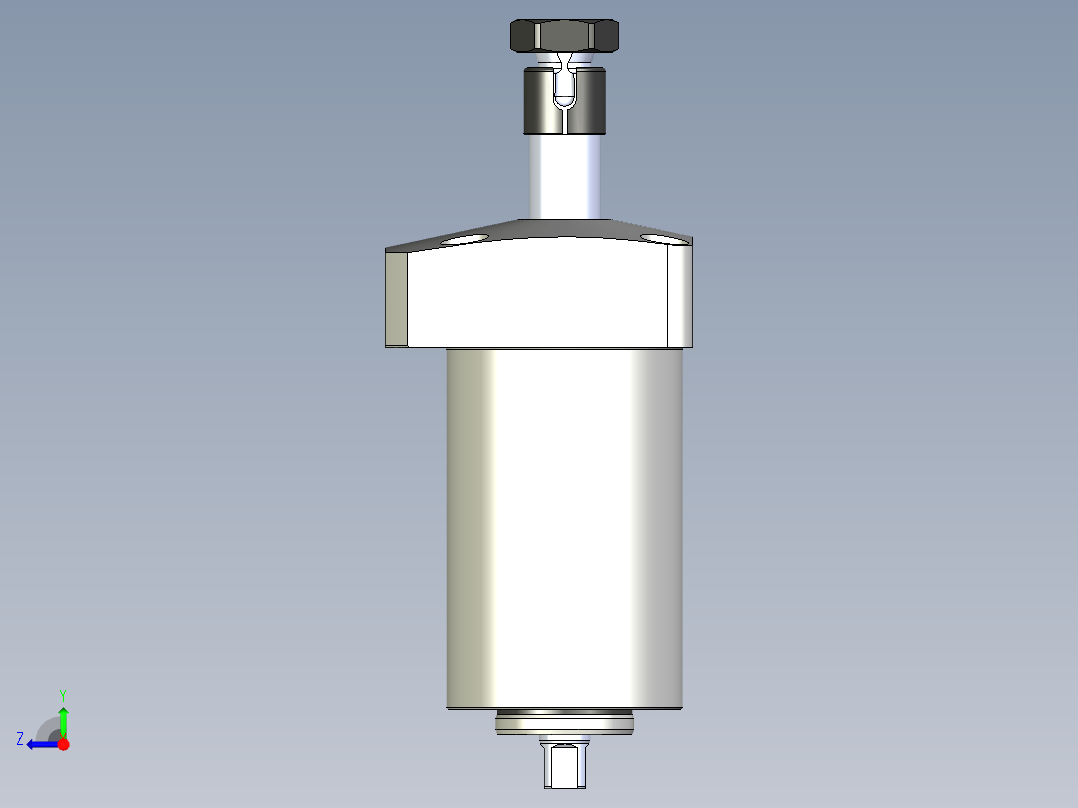 KOSMEKWHE1000-2SRD多系列多零件图纸模型右视图