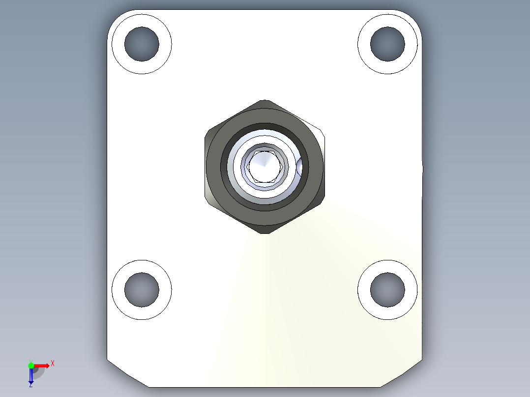 KOSMEKWHE1000-2SRD多系列多零件图纸模型俯视图