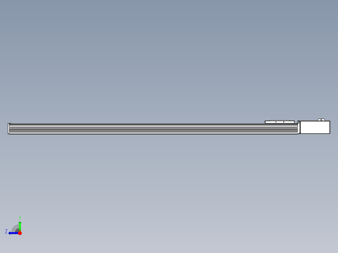 同步带全封闭直线模组TPA-HCB-110D-90-L1250-ML-C-P40-N3右视图