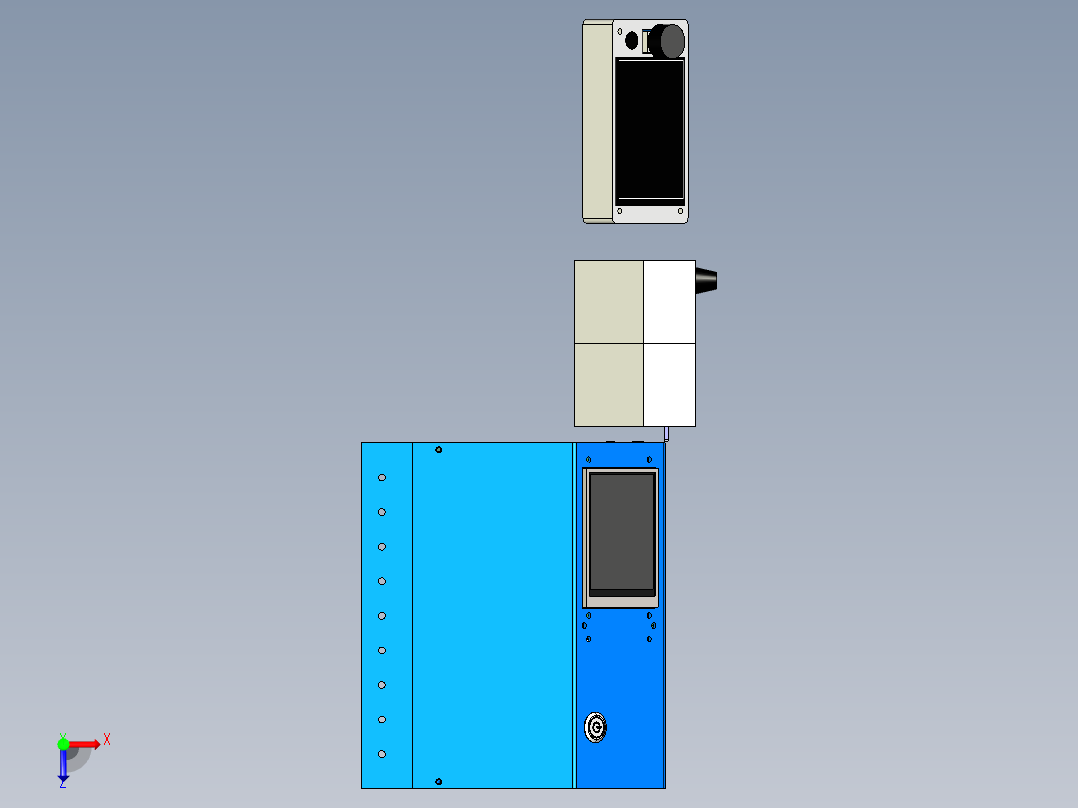 电器柜 电控柜 (101) 机械设计素材俯视图