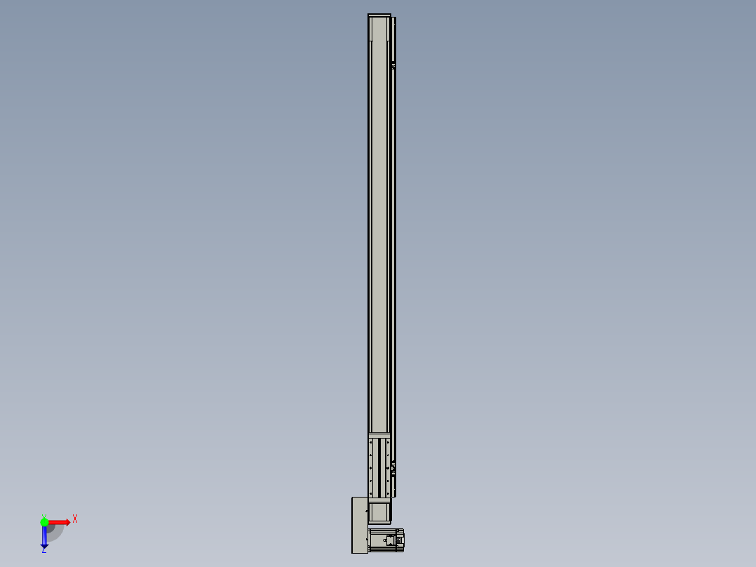 欧规系列-LB8-L75-S1400-BR-ZP75-C3俯视图